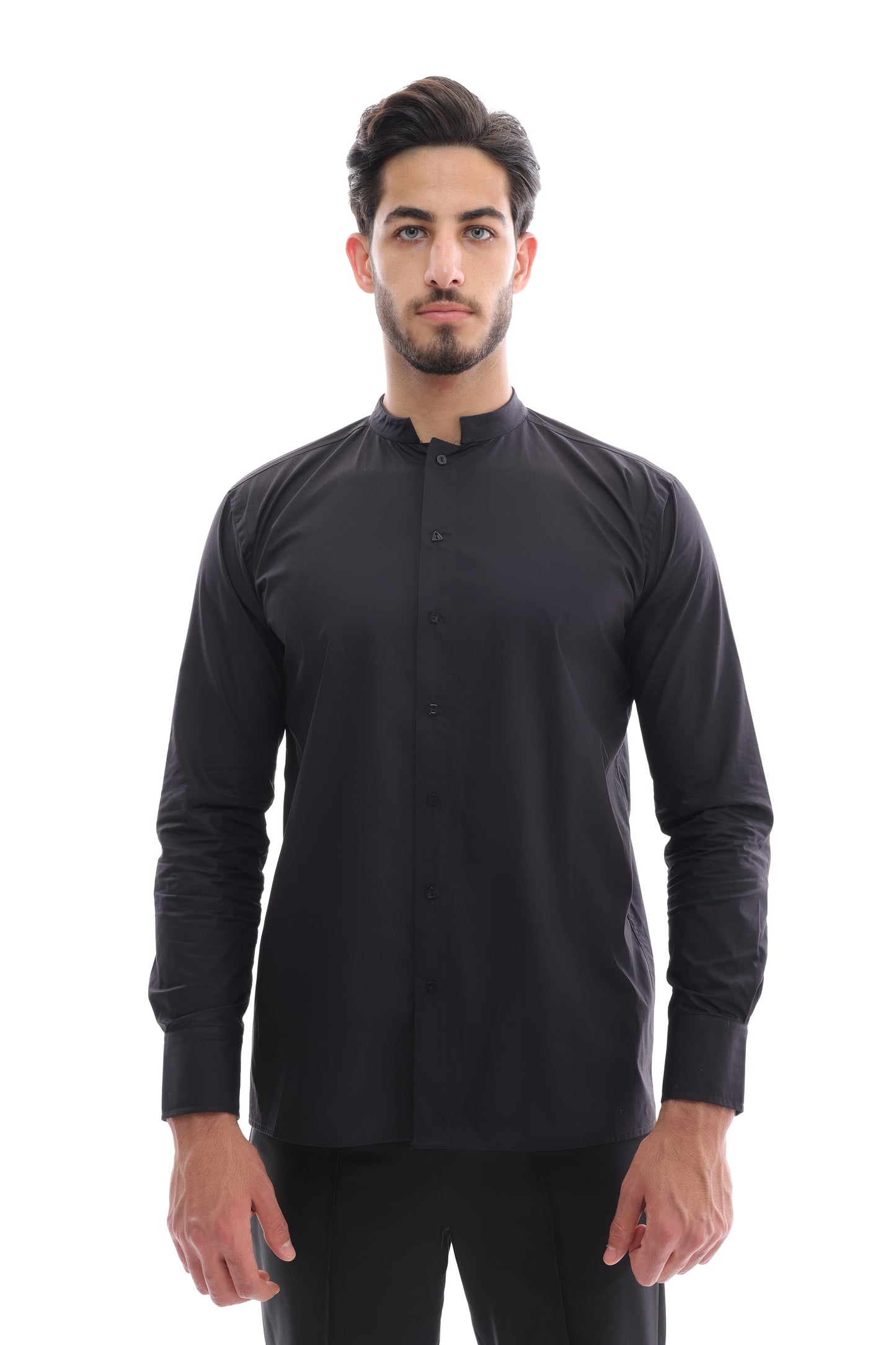 Black Diverse Buttoned Shirt